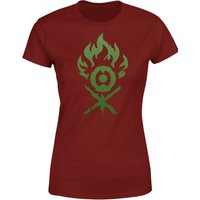 Magic The Gathering Gruul Symbol Womens T-Shirt - Bordeauxrot - L - Schwarz Magic The Gathering Gruul Symbol Womens T-Shirt - Bordeauxrot - L - Schwarz von Magic The Gathering