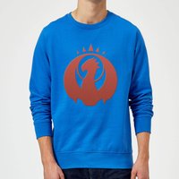 Magic The Gathering Izzet Symbol Sweatshirt - Royal Blue - S - Royal Blue von Magic The Gathering