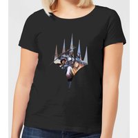 Magic The Gathering Key Art Mit Logo Damen T-Shirt - Schwarz - S von Magic The Gathering