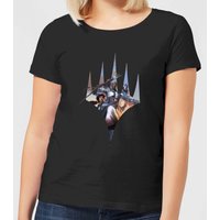 Magic The Gathering Key Art Mit Logo Damen T-Shirt - Schwarz - XS von Original Hero