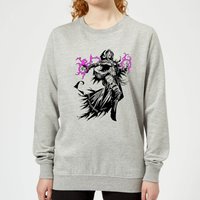 Magic The Gathering Liliana Character Art Damen Pullover - Grau - L - Grau von Magic The Gathering