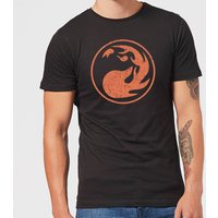 Magic The Gathering Mana Rot T-Shirt - Schwarz - 4XL von Magic The Gathering