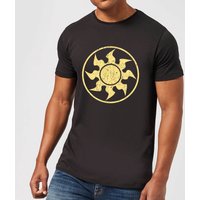 Magic The Gathering Mana Weiß T-Shirt - Schwarz - 4XL von Magic The Gathering