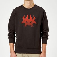 Magic The Gathering Rakdos Symbol Pullover - Schwarz - S - Schwarz von Magic The Gathering