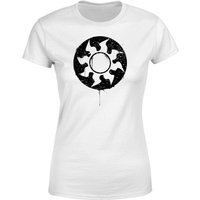 Magic The Gathering White Mana Splatter Women's T-Shirt - White - S von Magic The Gathering