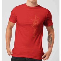 Magic: The Gathering Theros: Beyond Death Asymmetrical Helmet Men's T-Shirt - Red - XS von Magic The Gathering