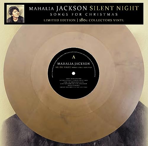 Mahalia Jackson - Silent Night - Songs For Christmas [The Original Recording] - Limitiert - 180gr. marbled [ Limited Edition / marbled Vinyl / 180g Vinyl] [Vinyl LP] von POWER STATION