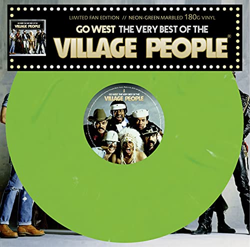 Village People - Go West : The Very Best Of The Village People - Limitiert - 180gr. marbled [ Limited Edition / Farbiges Vinyl / 180g Vinyl] [Vinyl LP] von Magic of Vinyl