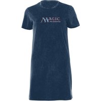 Magic The Gathering Logo Damen T-Shirt Kleid - Navy Acid Wash - XXL von Magic the Gathering