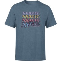 Magic the Gathering Unisex T-Shirt - Navy Acid Wash - L von Magic the Gathering