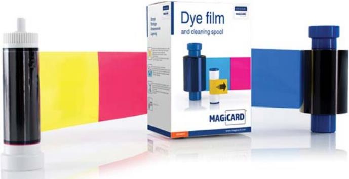Magicard MA300YMCKO Farbband 300 Seiten Schwarz - Cyan - Magenta - Gelb (MA300YMCKO) von Magicard