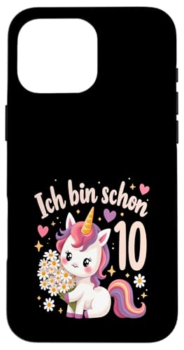 Zauberhaftes Einhorn Design für 10. Geburtstag Mädchen Hülle für iPhone 16 Pro Max Zauberhaftes Einhorn Design für 10. Geburtstag Mädchen Hülle für iPhone 16 Pro Max von Magischer Einhorn Kindergeburtstag Regenbogen