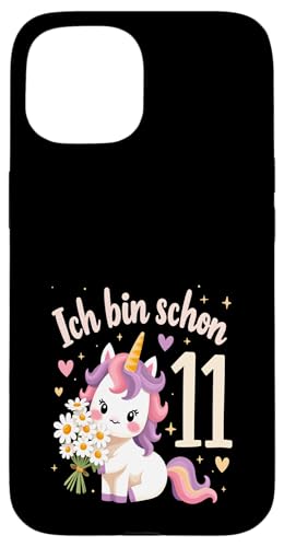 Zauberhaftes Einhorn Design für 11. Geburtstag Mädchen Hülle für iPhone 15 Zauberhaftes Einhorn Design für 11. Geburtstag Mädchen Hülle für iPhone 15 von Magischer Einhorn Kindergeburtstag Regenbogen