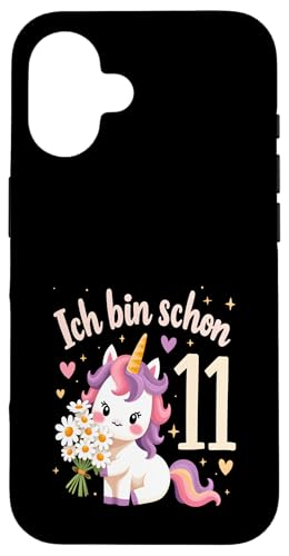 Zauberhaftes Einhorn Design für 11. Geburtstag Mädchen Hülle für iPhone 16 Zauberhaftes Einhorn Design für 11. Geburtstag Mädchen Hülle für iPhone 16 von Magischer Einhorn Kindergeburtstag Regenbogen