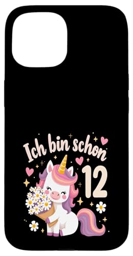 Zauberhaftes Einhorn Design für 12. Geburtstag Mädchen Hülle für iPhone 15 Zauberhaftes Einhorn Design für 12. Geburtstag Mädchen Hülle für iPhone 15 von Magischer Einhorn Kindergeburtstag Regenbogen