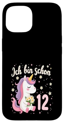 Zauberhaftes Einhorn Design für 12. Geburtstag Mädchen Hülle für iPhone 15 Zauberhaftes Einhorn Design für 12. Geburtstag Mädchen Hülle für iPhone 15 von Magischer Einhorn Kindergeburtstag Regenbogen