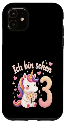Zauberhaftes Einhorn Design für 3. Geburtstag Mädchen Hülle für iPhone 11 Zauberhaftes Einhorn Design für 3. Geburtstag Mädchen Hülle für iPhone 11 von Magischer Einhorn Kindergeburtstag Regenbogen