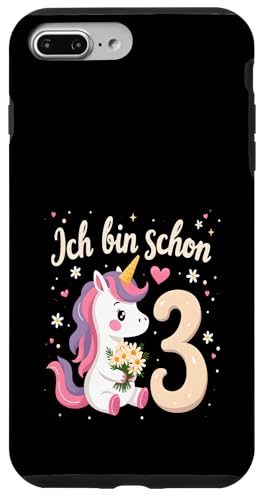 Zauberhaftes Einhorn Design für 3. Geburtstag Mädchen Hülle für iPhone 7 Plus/8 Plus Zauberhaftes Einhorn Design für 3. Geburtstag Mädchen Hülle für iPhone 7 Plus/8 Plus von Magischer Einhorn Kindergeburtstag Regenbogen