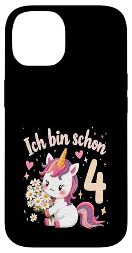 Zauberhaftes Einhorn Design für 4. Geburtstag Mädchen Hülle für iPhone 14 Zauberhaftes Einhorn Design für 4. Geburtstag Mädchen Hülle für iPhone 14 von Magischer Einhorn Kindergeburtstag Regenbogen