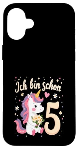 Zauberhaftes Einhorn Design für 5. Geburtstag Mädchen Hülle für iPhone 16 Plus Zauberhaftes Einhorn Design für 5. Geburtstag Mädchen Hülle für iPhone 16 Plus von Magischer Einhorn Kindergeburtstag Regenbogen