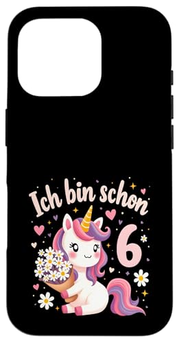 Zauberhaftes Einhorn Design für 6. Geburtstag Mädchen Hülle für iPhone 16 Pro Zauberhaftes Einhorn Design für 6. Geburtstag Mädchen Hülle für iPhone 16 Pro von Magischer Einhorn Kindergeburtstag Regenbogen