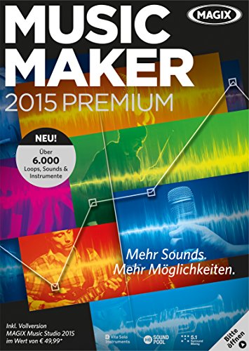 MAGIX Music Maker 2015 Premium [Download] von Magix