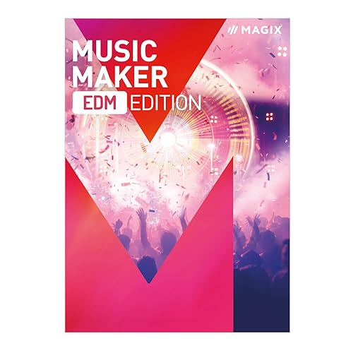 MAGIX Music Maker – EDM Edition – Ganz einfach selber EDM produzieren und mixen mit unserem Musikprogramm [Download] von Magix