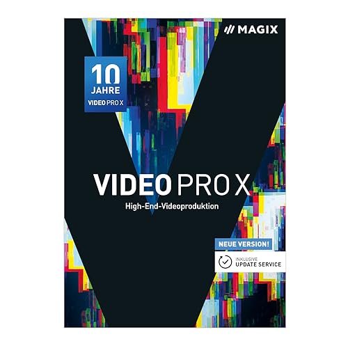 MAGIX Video Pro X – Jubiläumsversion 10 – Preisgekrönte Software für professionelle Videobearbeitung [Download] von Magix
