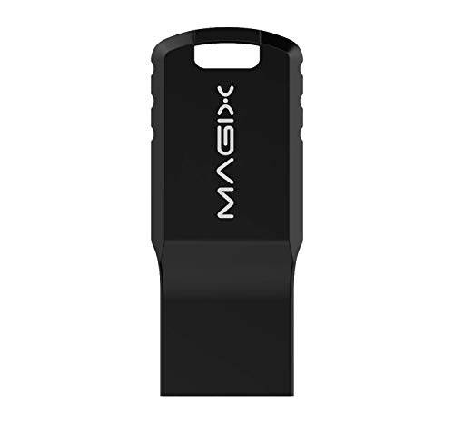 Magix 16GB USB 2.0 Flash Drive Starling, Lese-/Schreibgeschwindigkeit bis zu 10/4 MB/s (Schwarz) von Magix