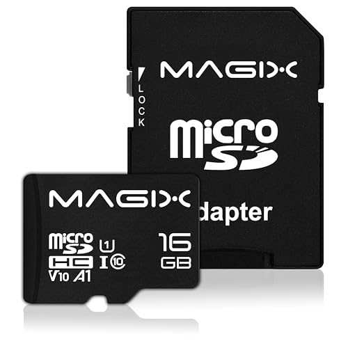 Magix MicroSD Speicherkarte HD Series Klasse10 V10 + SD Adapter bis zu 80 MB/s (16GB) von Magix