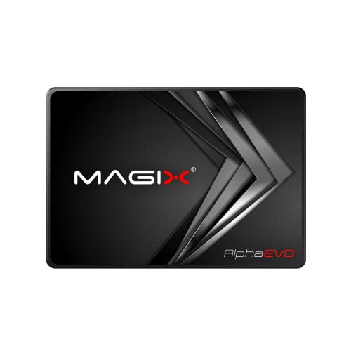 Magix SSD Alpha EVO , SATA III 2.5" 6 Gbps , Lese- / Schreibgeschwindigkeit bis zu 500/400 MB/s, 3D NAND MLC/TLC, Intern (960 GB) von Magix