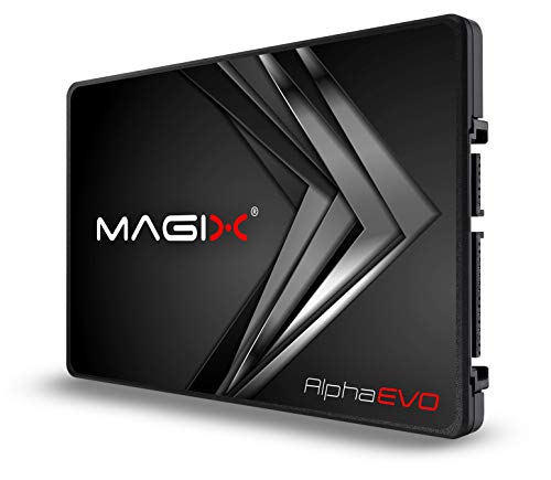 Magix SSD Alpha EVO , SATA III 2.5" 6 Gbps , Lese- / Schreibgeschwindigkeit bis zu 500/490 MB/s, 3D NAND MLC/TLC, Intern (120 GB) von Magix