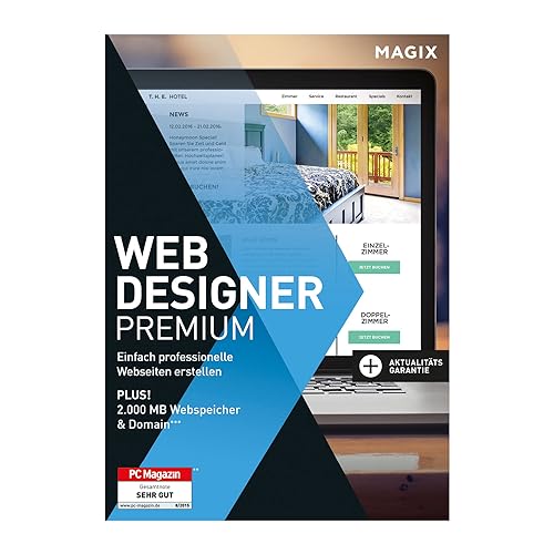 Magix Web Designer Premium Professionelle Websites selbst erstellen von Magix