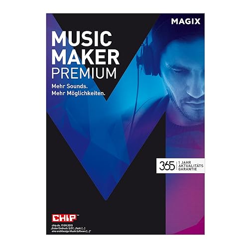 Music Maker – 2017 Premium Edition – Musikprogramm: Eigene Musik aufnehmen, bearbeiten, remixen. [Download] von Magix