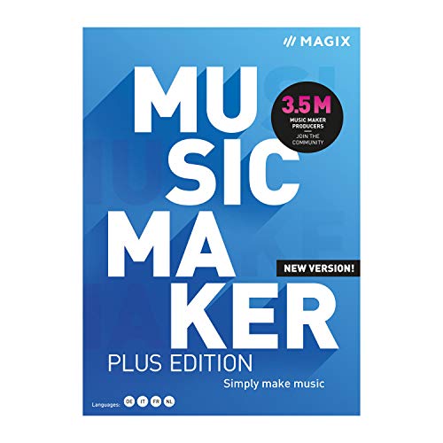 Music Maker 2021 Plus – Zum eigenen Song mit nur 5 Klicks | PC | PC Aktivierungscode per Email von Magix