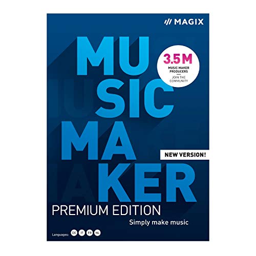 Music Maker - 2021 Premium - Mehr Sounds. Mehr Möglichkeiten. Einfach Musik machen | PC | PC Aktivierungscode per Email Music Maker - 2021 Premium - Mehr Sounds. Mehr Möglichkeiten. Einfach Musik machen | PC | PC Aktivierungscode per Email von Magix