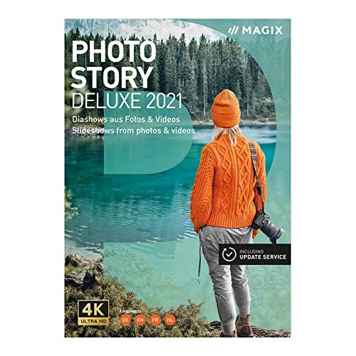 Photostory – Version 2021 – Animierte Diashow aus Fotos & Videos | Deluxe | PC | PC Aktivierungscode per Email von MAGIX