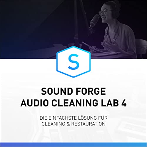 SOUND FORGE Audio Cleaning Lab 4 – Die einfachste Lösung für Audio Cleaning & Restauration | Audio Cleaning | PC Aktivierungscode per Email von Magix