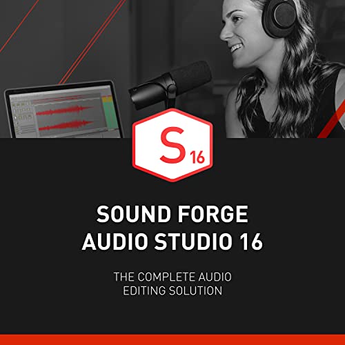 SOUND FORGE Audio Studio 16 - Das Multitalent fur Recording, Audio Editing, Restauration & Mastering | Audio Studio | PC Aktivierungscode per Email von Magix