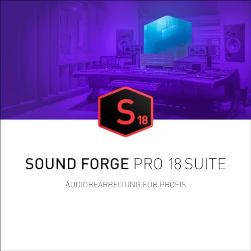 SOUND FORGE Pro 18 Suite| Audio Software | Musikprogramm | für Windows 10/11 PC | 1 Volllizenz als praktischer Download von Magix