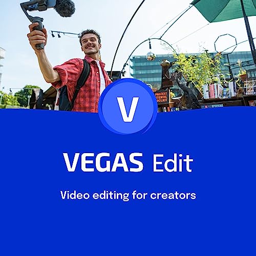 VEGAS Edit 20 - Videobearbeitung für Kreative | Videobearbeitungsprogramm | Videoschnittprogramm | Video Bearbeitung Software | Windows 10/11 PC | 1 PC Lizenz von Magix