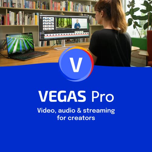VEGAS Pro 20 - Video, Audio und Streaming für Kreative | Videobearbeitungsprogramm | Videoschnittprogramm | Video Bearbeitung Software | Windows 10/11 PC | 1 PC Lizenz von Magix