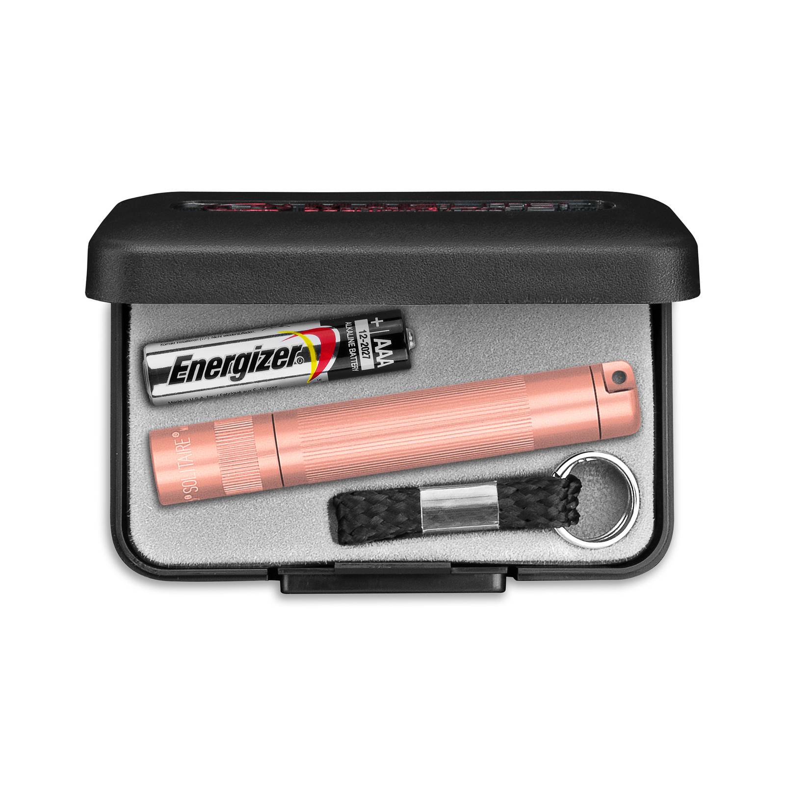 Maglite LED-Taschenlampe Solitaire, 1-Cell AAA, Box, rosé von Maglite