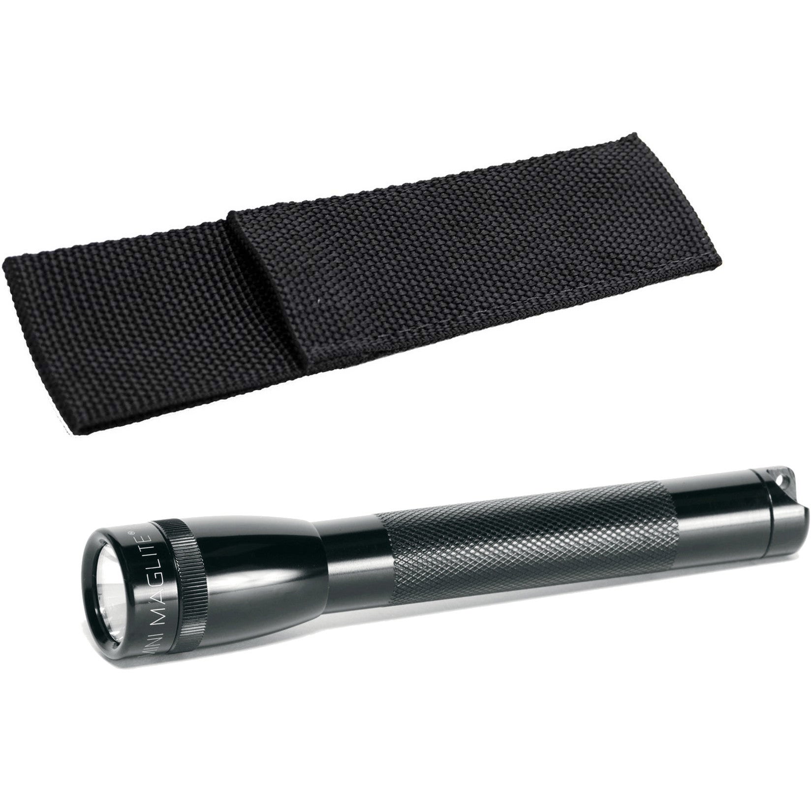 Maglite Mini 2-Cell AA Holster Black (Blister) Mini Taschenlampe 2xAA mit Holster, schwarz von Maglite