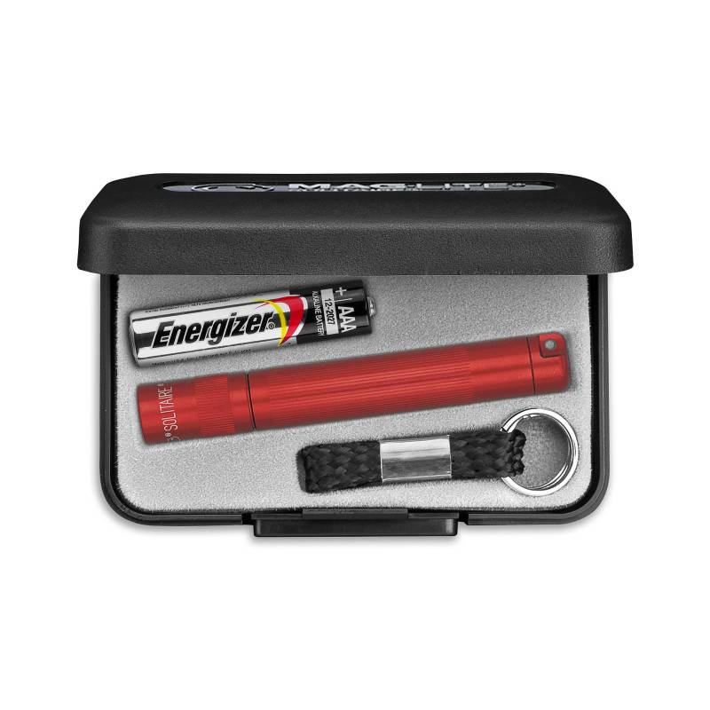 Maglite Xenon-Taschenlampe Solitaire 1-Cell AAA, Box, rot von Maglite