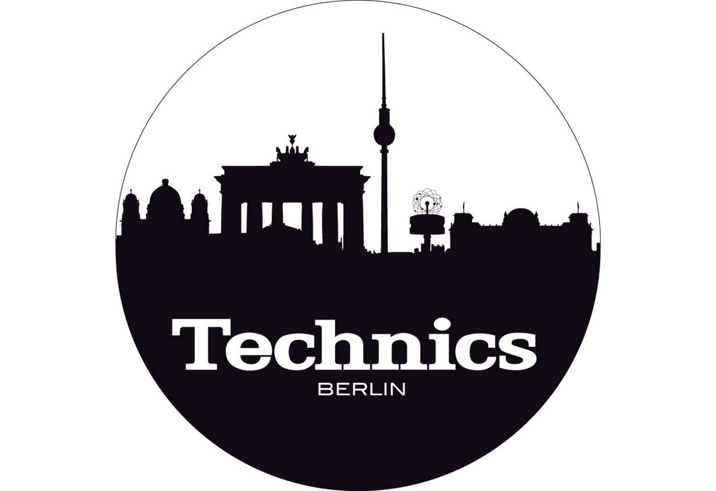 Magma Plattenspieler-Schutzhülle, Technics Slipmats Berlin (Paar) - Slipmat für Plattenspieler von Magma