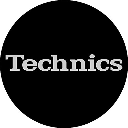 Technics 60638 Slipmat T2 Logo, Schwarz/Silber von Magma