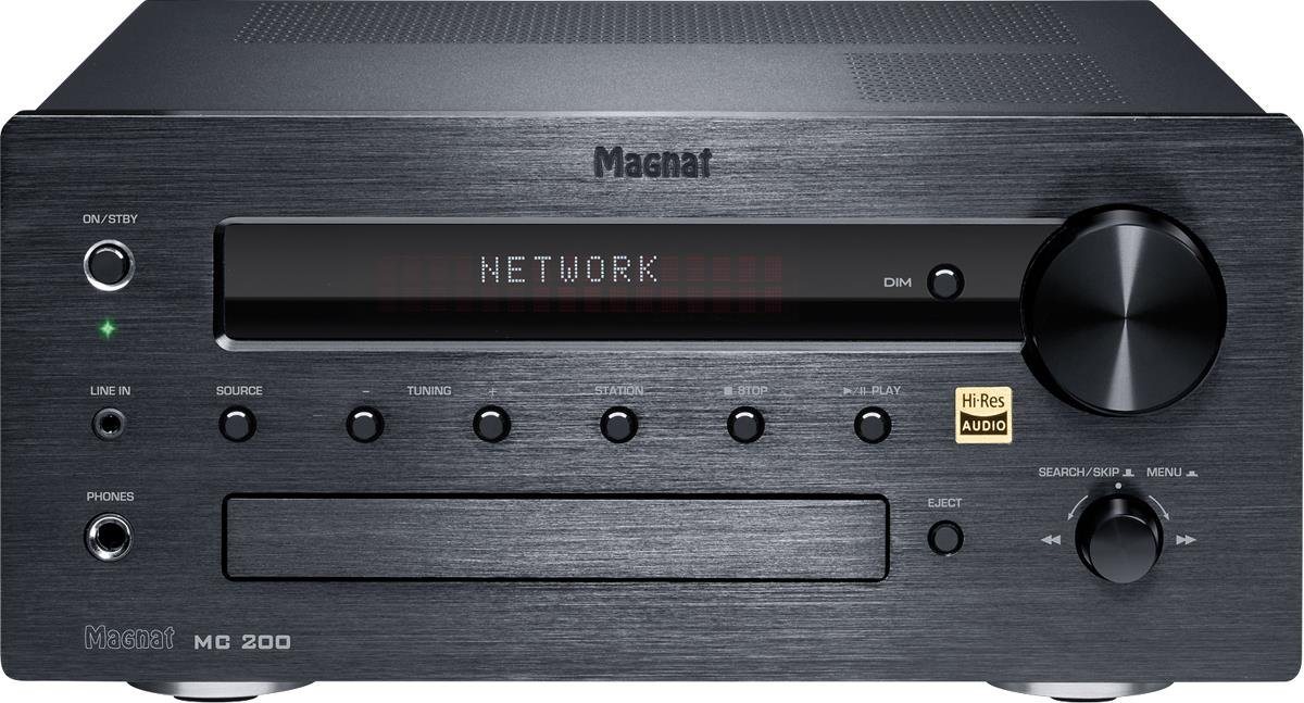 Magnat Magnat MC 200 Netzwerk-Receiver,Internetradio, DAB+, Bluetooth Vollverstärker von Magnat