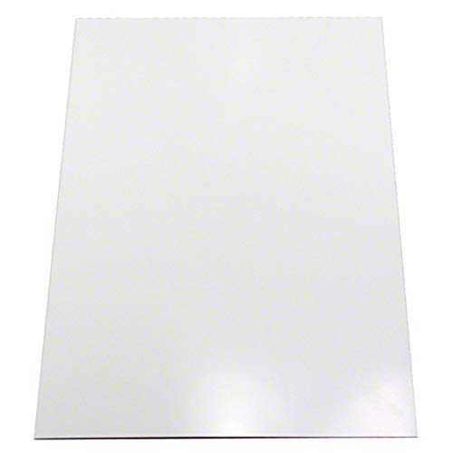 Magflex® A4 Flexibler Glanz Weiß Magnetblatt zum Erstellen von Magnetgrafiken, Schildern Oder Displays - Pack von 10 von Magnet Expert