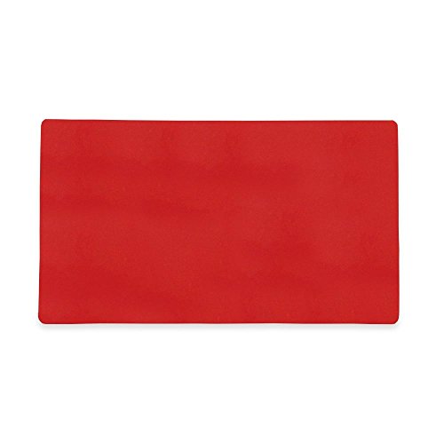 Magflex® Flexible Magnetblech Mit Glänzend Rot Trocken - Wipe - Oberfläche zum Erstellen von Scrumboards, Abnehmbar - 140mm x 80mm x 0,85mm - 50 - Pack von 50 von Magnet Expert